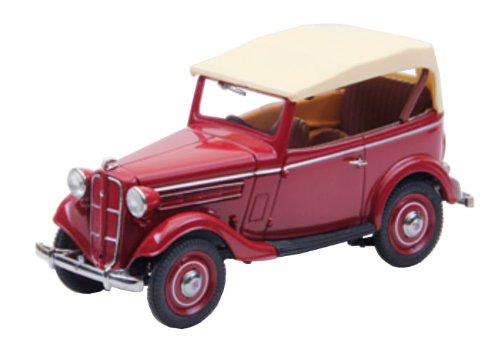Amazon | エブロ 1/43 ダットサン 17型 フェートン 1938 レッド 完成品
